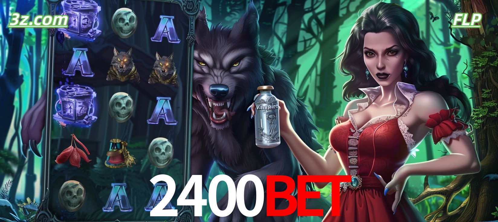 Slots online tema de lobisomem e vampira no 2400bet cassino Brasil
