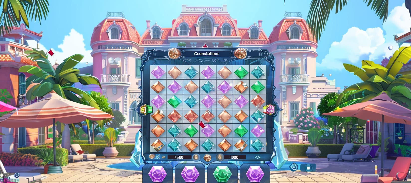 2400bet Constellations slot game cassino online com pedras preciosas